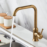 Vintage Brushed Brass Faucet