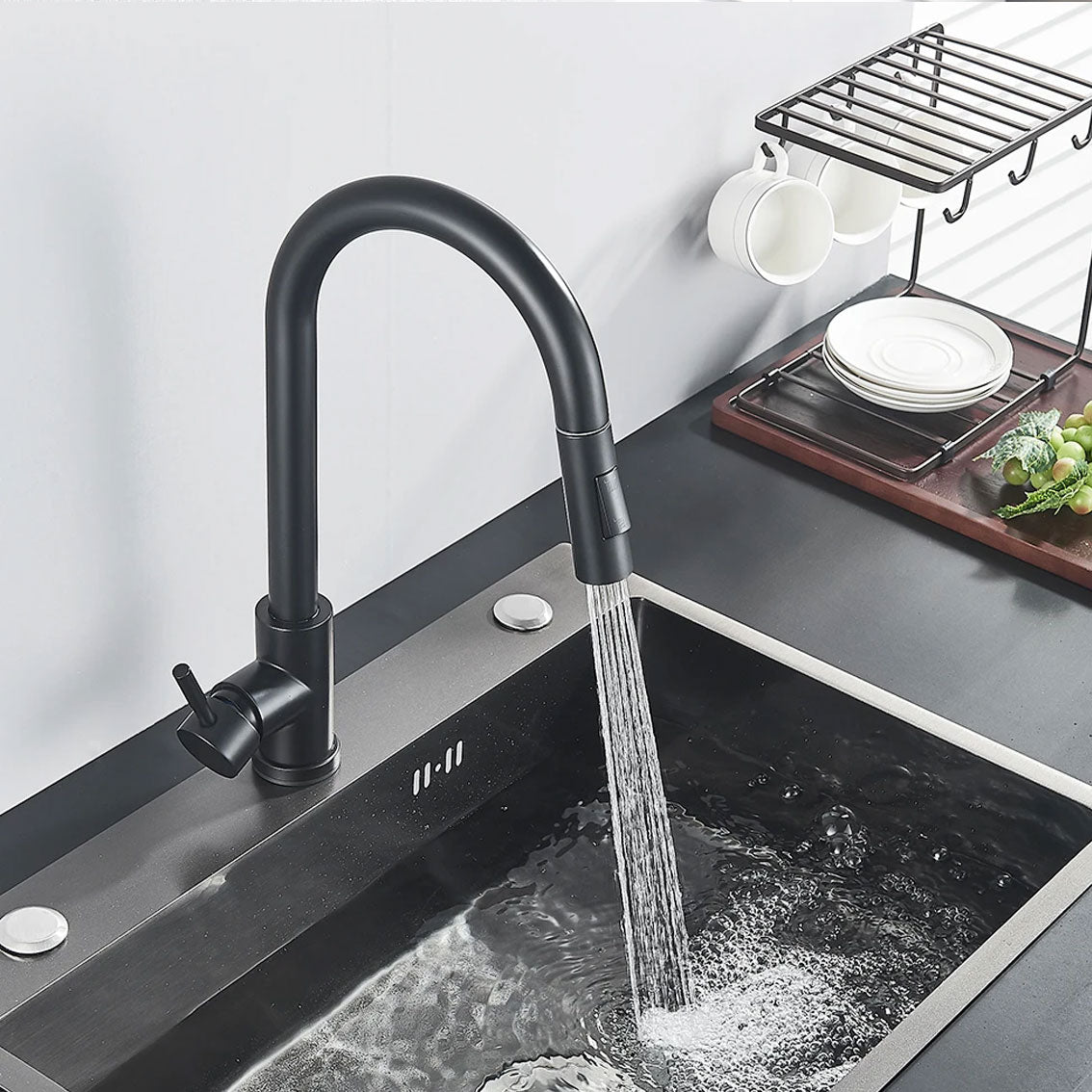 Contemporary Pullout Touch Sensitive Faucet