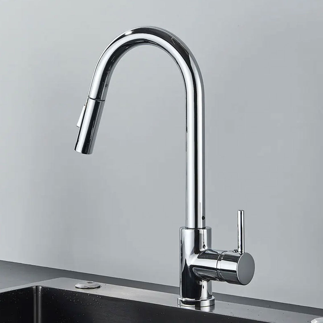 Contemporary Pullout Touch Sensitive Faucet