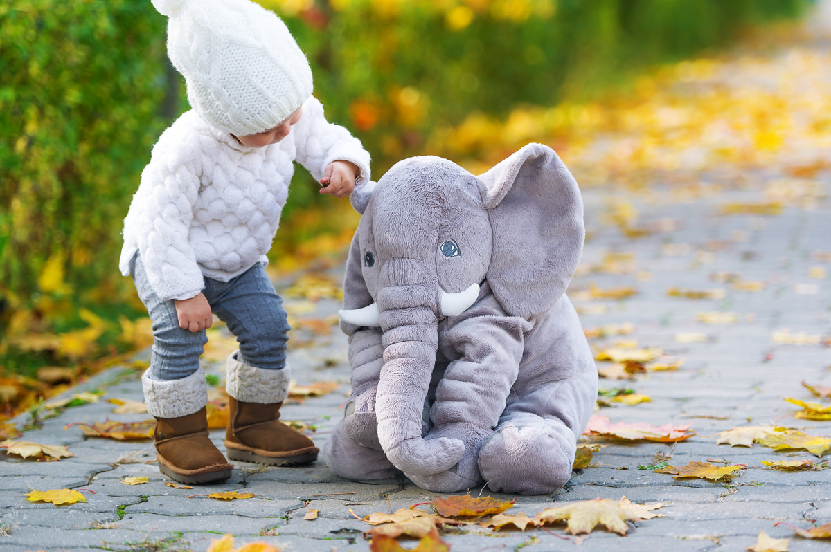 Elephant store cuddle pillow