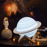 Farbwechselnde Saturn-Lampe