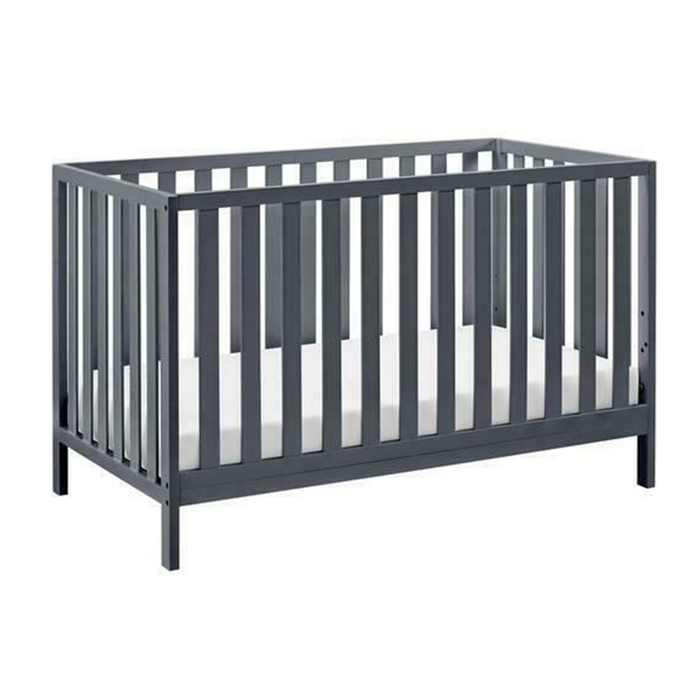 4 in 1 houten converteerbare wieg - grijs