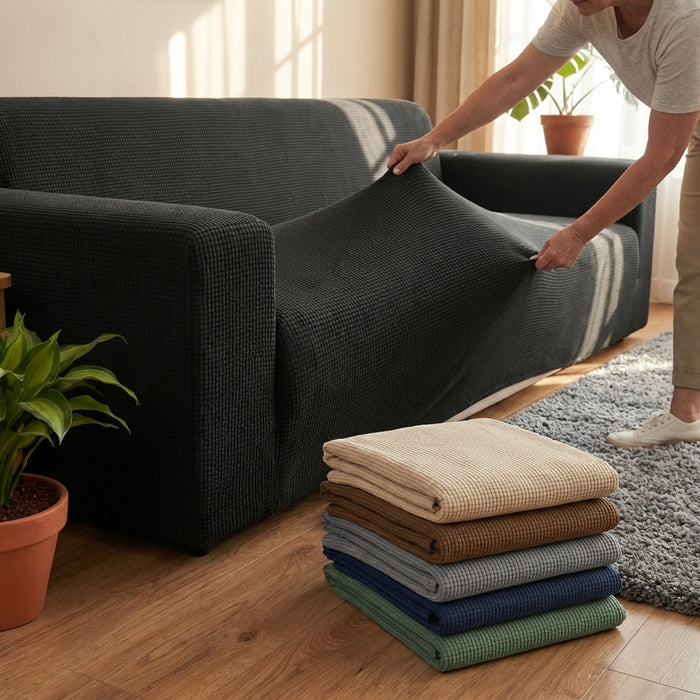 Ultra-Soft Stretch Fitted Sofa Covers