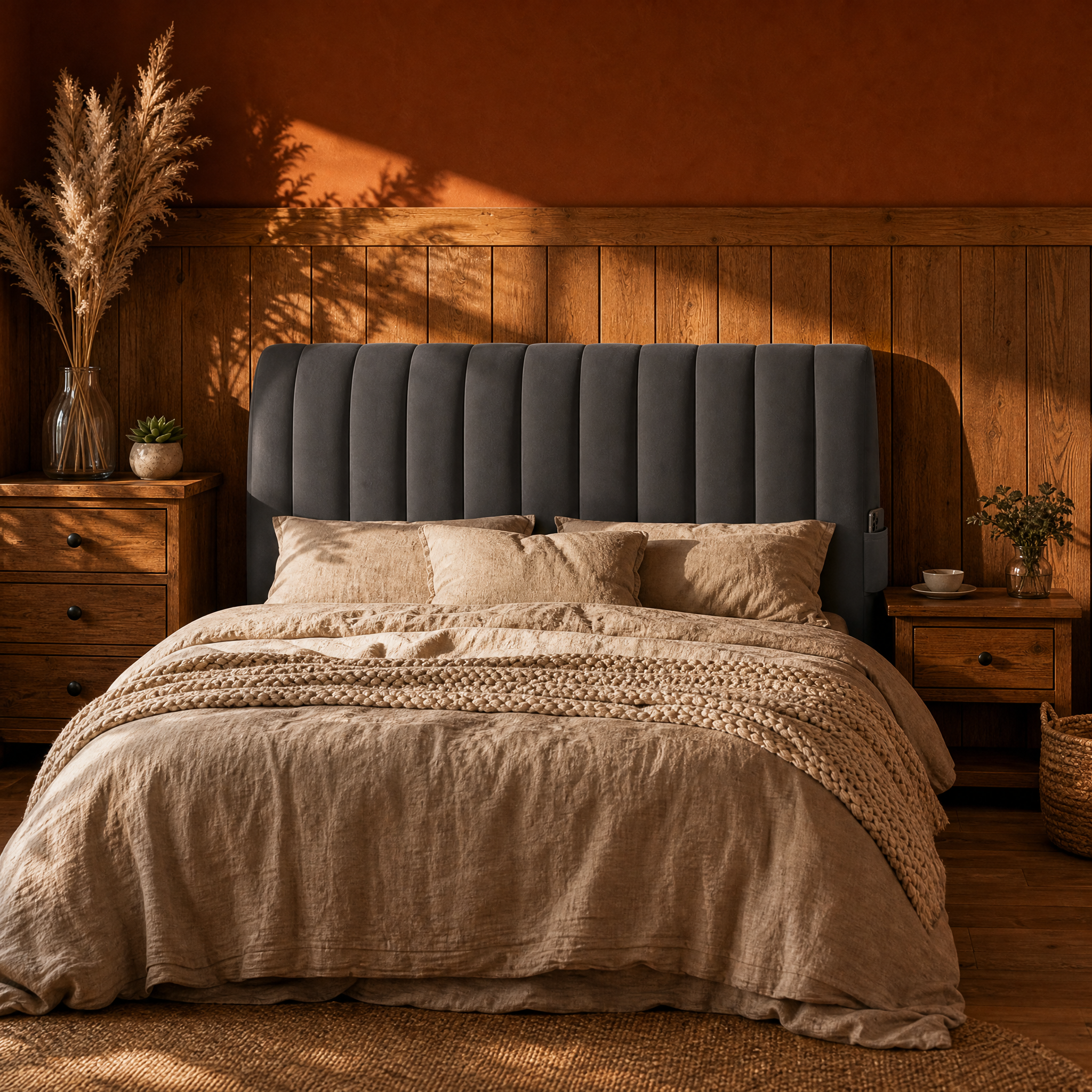 Premium Padded Headboard Cover
