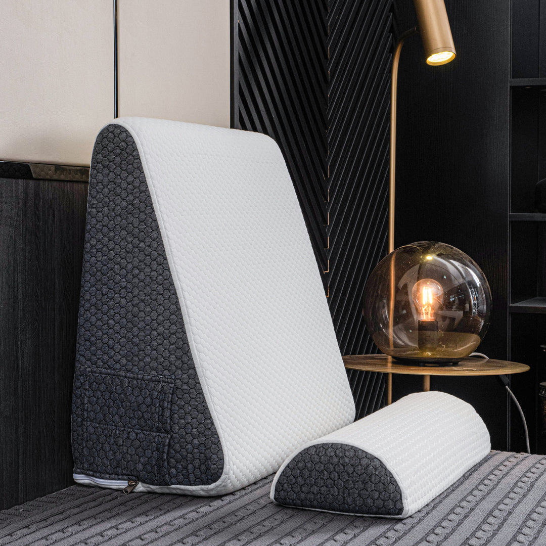 Deluxe Inclined Wedge Support Pillow with matching head and leg rest bolster