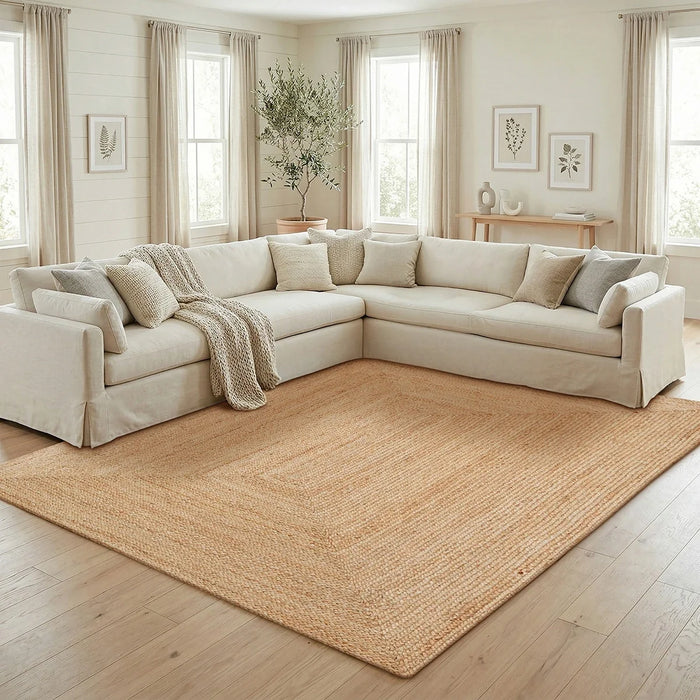 George jute rug, 2' x 3'