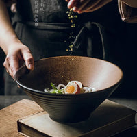 Japenese Inspired Ceramic Ramen Bowl