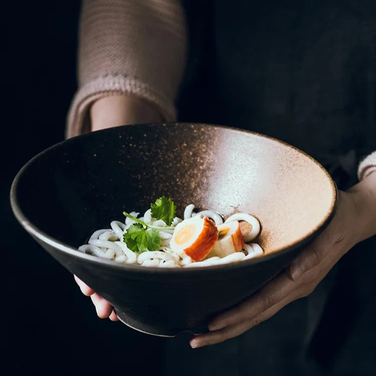 Japenese Inspired Ceramic Ramen Bowl