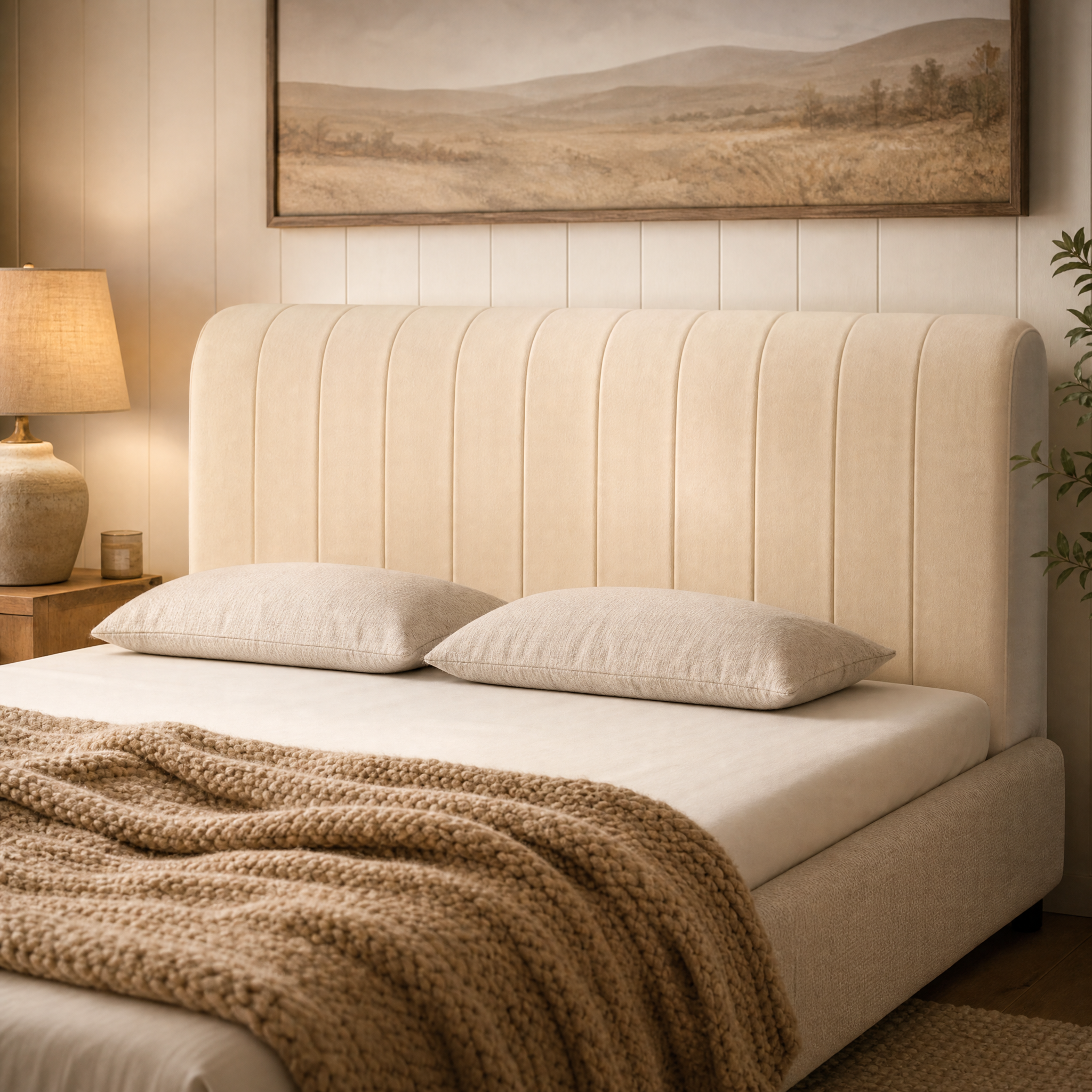 Premium Padded Headboard Cover