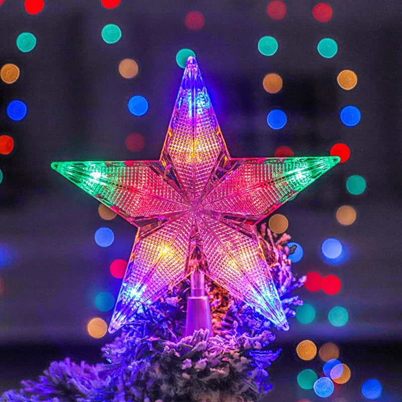 LED Light Up Christmas Tree Topper