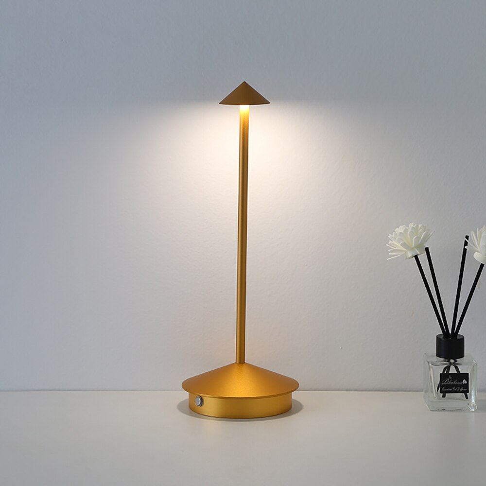 Cordless Modern Arrow Table Lamp