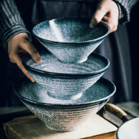 Japenese Inspired Ceramic Ramen Bowl