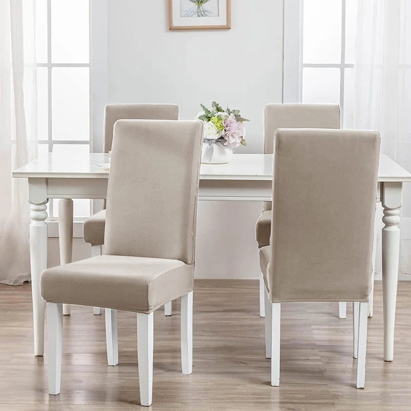 Waterproof Smooth Dining Chair Cover