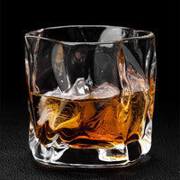 Premium Distorted Whiskey Glass