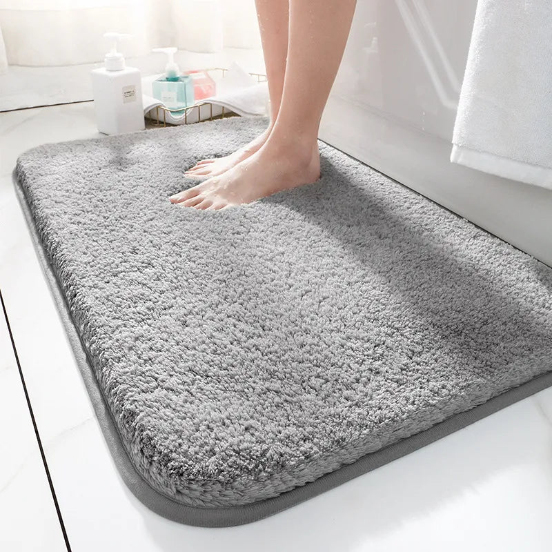 Frenzy Rugs Super Thick Bathroom Rug - Non-Slip Bath Rug Luxury Washable Bath Rug ...