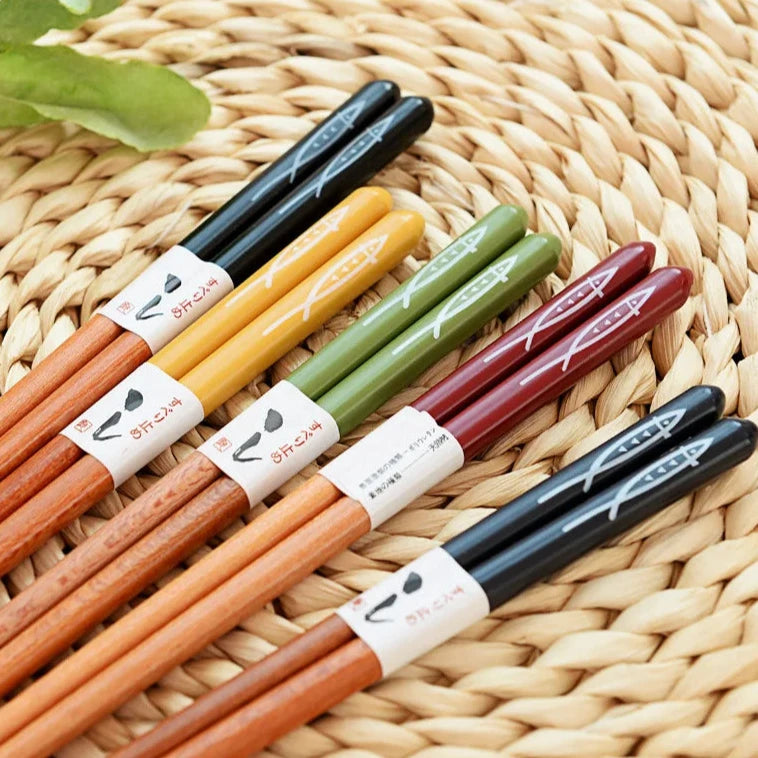 5 Piece Bamboo Chopsticks Gift Set