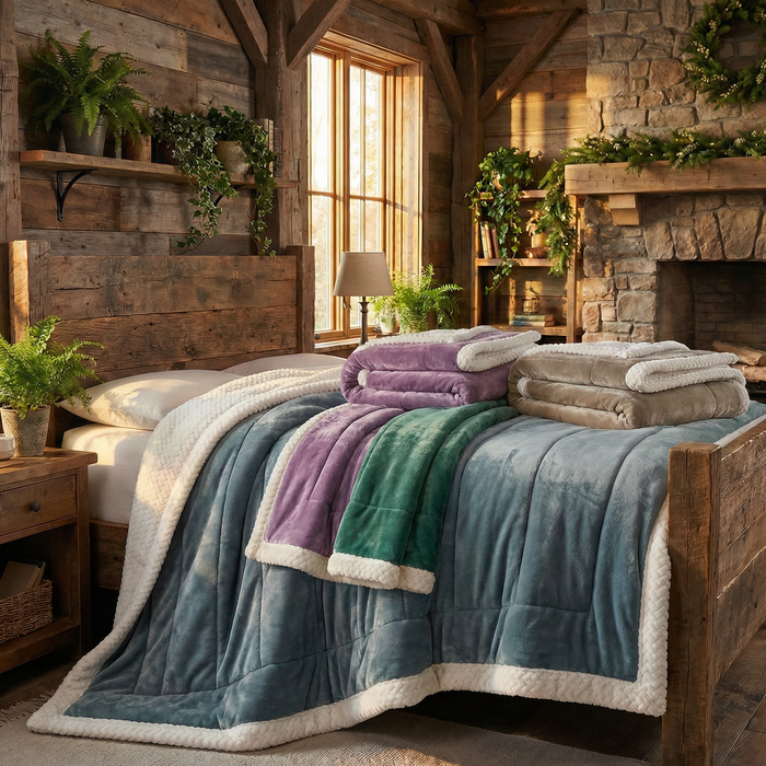 Luxury Large Double Sided Blanket
