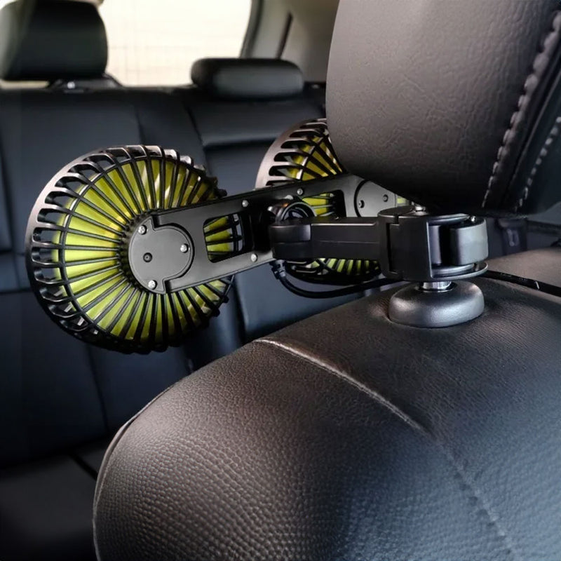 Portable Adjustable Dual Fan Car Air Cooling Unit