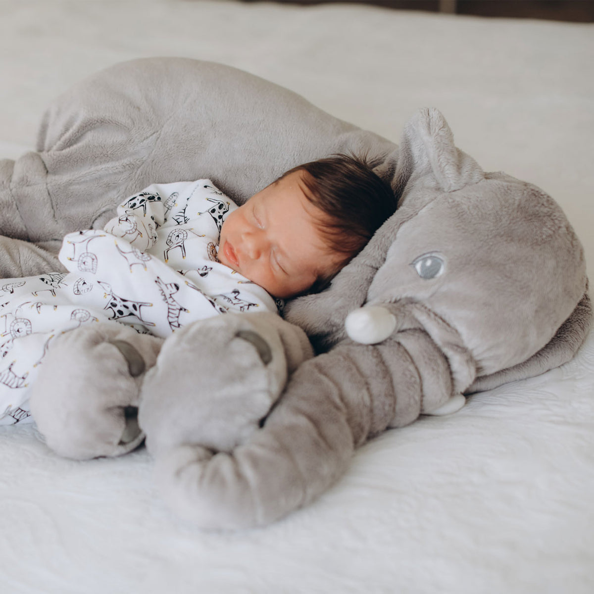 Baby Elephant Cuddle Pillow - Baby Shower Gifts For Boy & Girl – Fresh ...