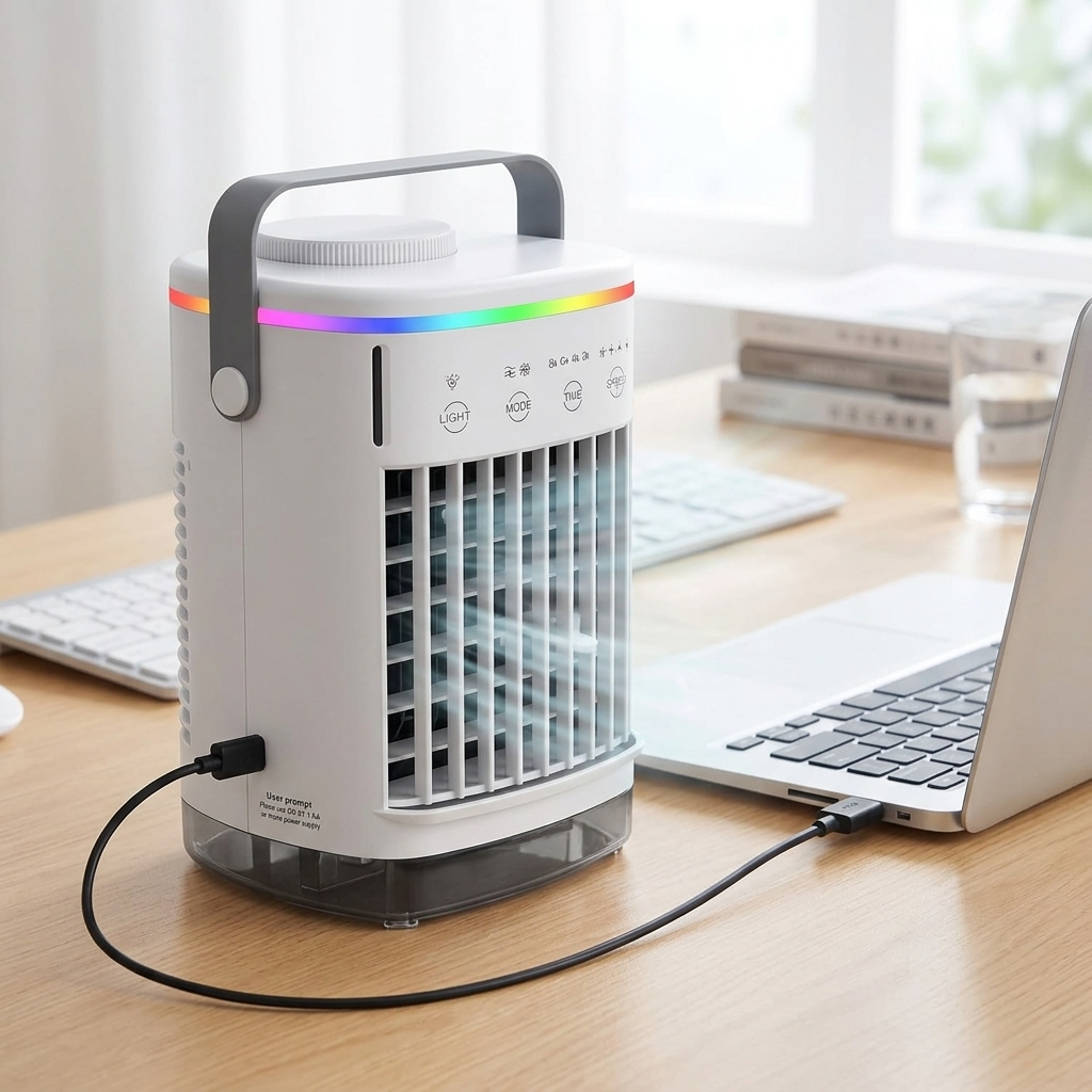 Tragbare Klimaanlage - Ultraleise, energieeffiziente Luftkühleinheit