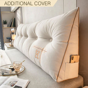 Additional Cover For Luxury Custom Embroidered Wedge Pillow