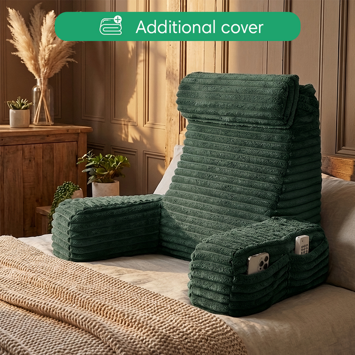 Additional Cover For Luxury Backrest Pillow With Arms & Adjustable Headrest