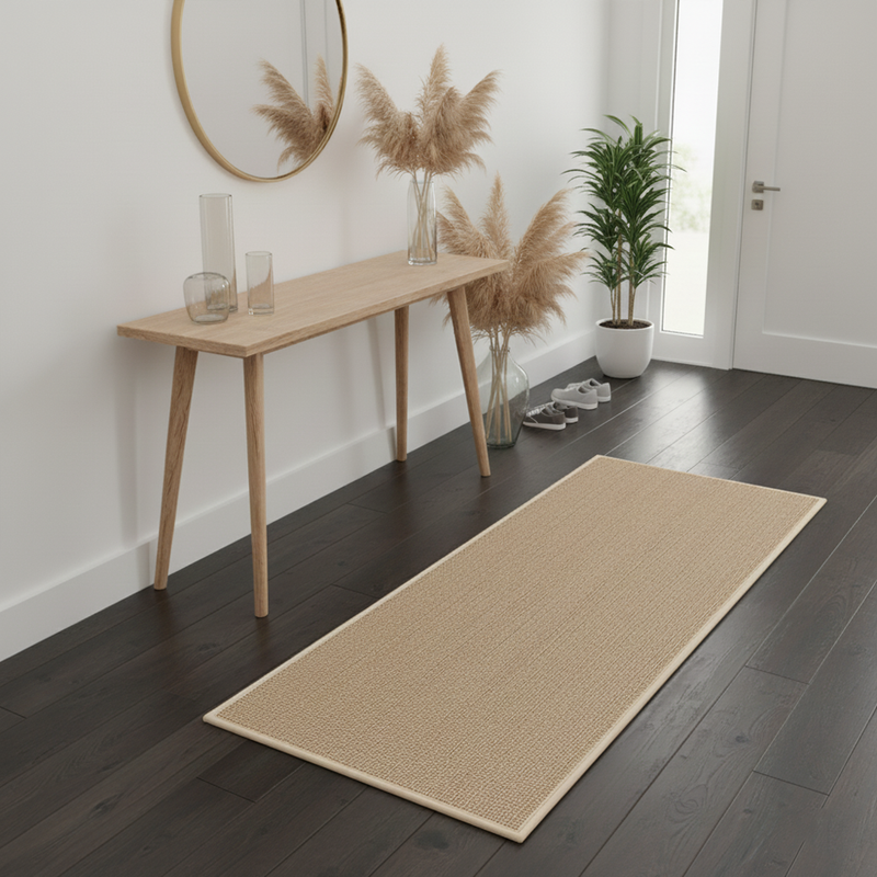 Sisal Washable Non-Slip Kitchen / Entryway Runner Rug