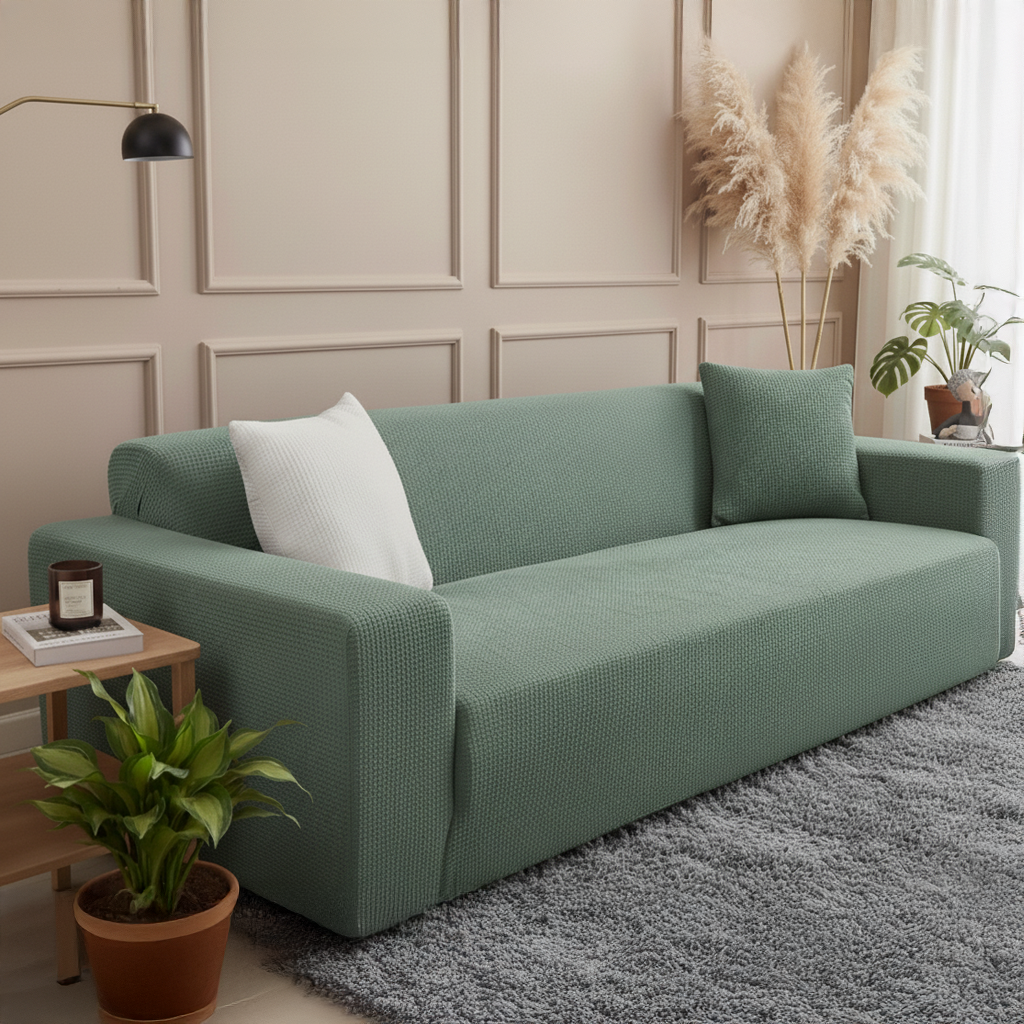 Ultra-Soft Stretch Fitted Sofa Covers