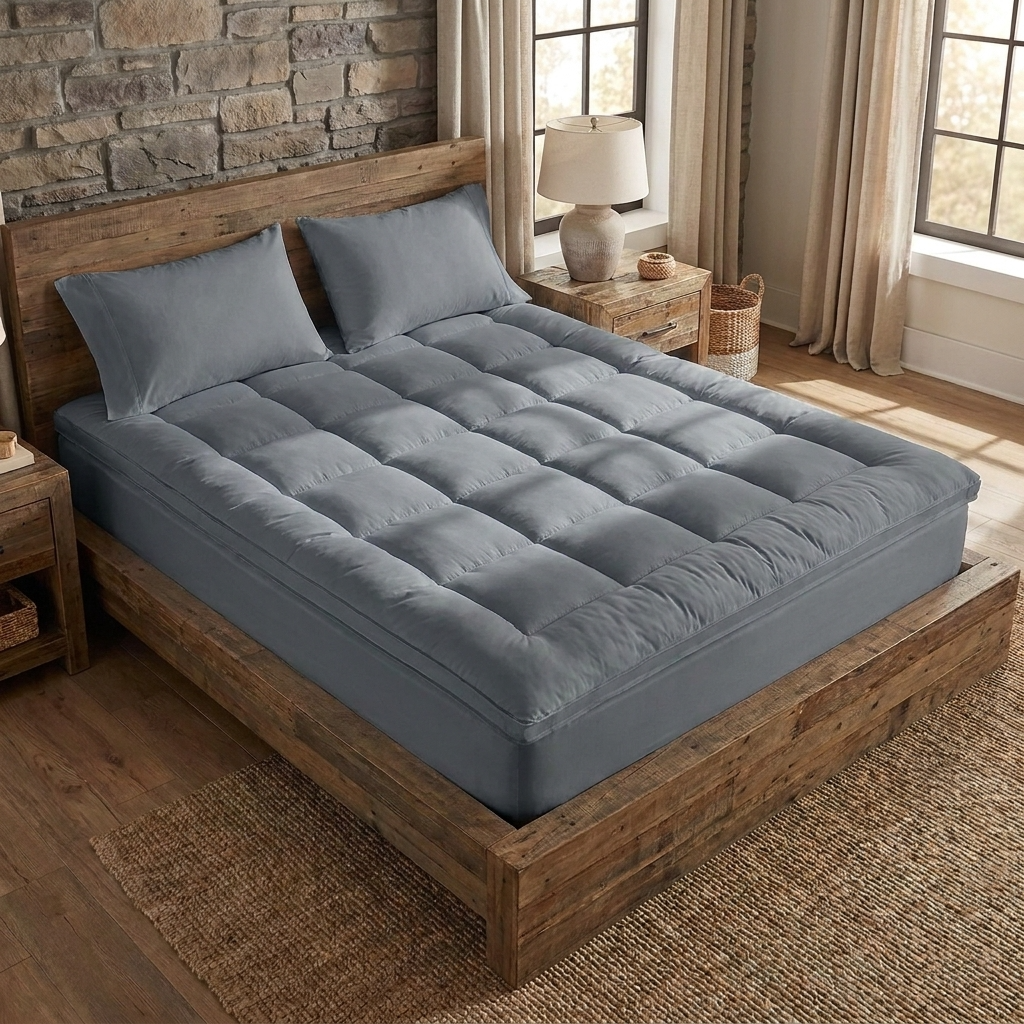 Luxury Deep-Pocket Fitted Mattress Topper