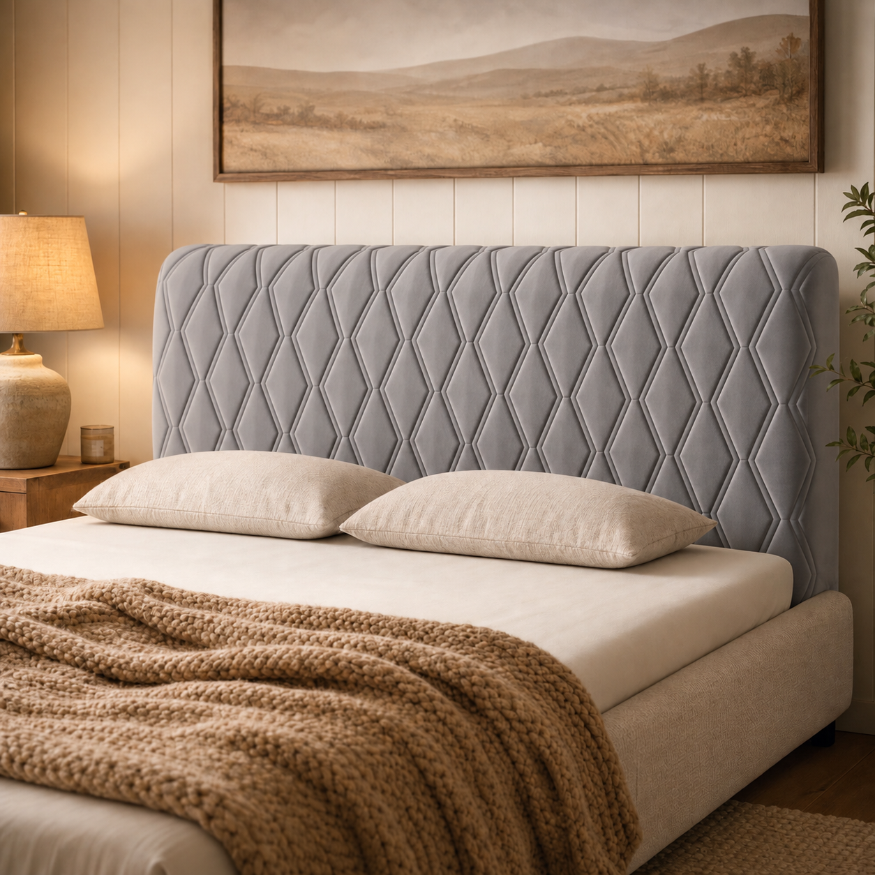 Premium Quilted Headboard Cover