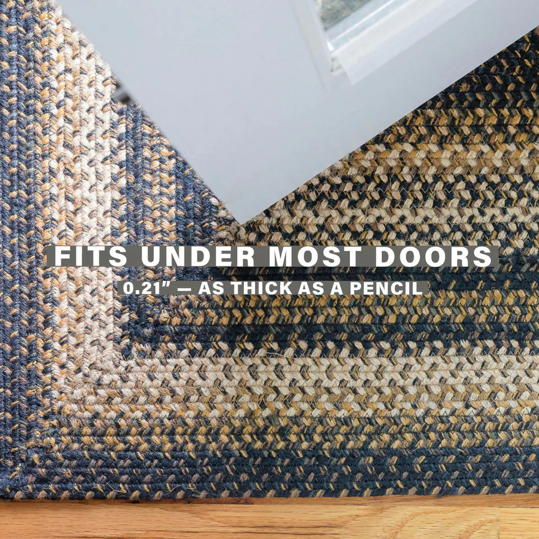 Kilimanjaro Black Braided Jute Rug