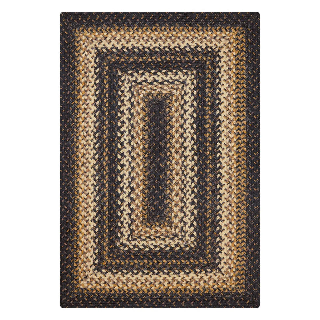 Kilimanjaro rectangle braided jute rug