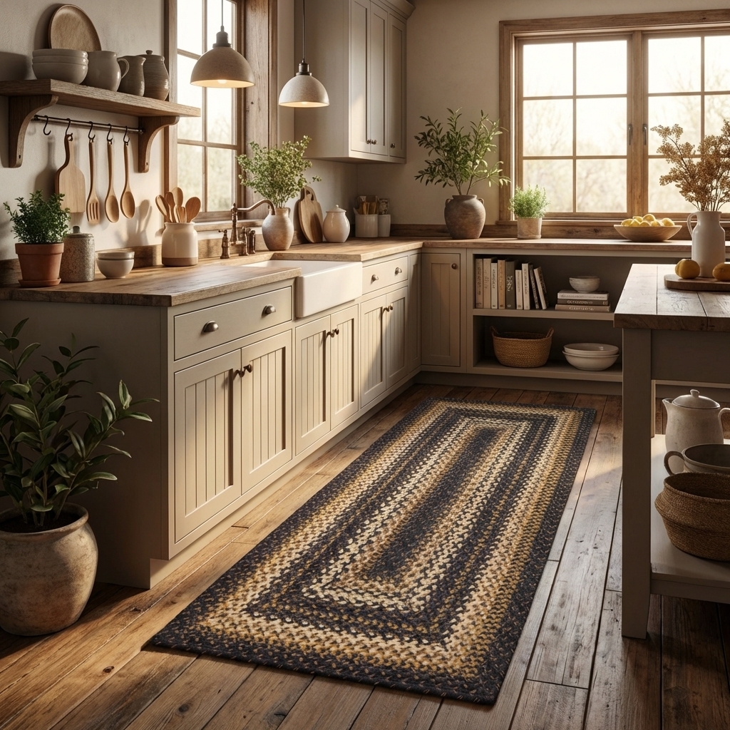 Kilimanjaro Black Braided Jute Rug