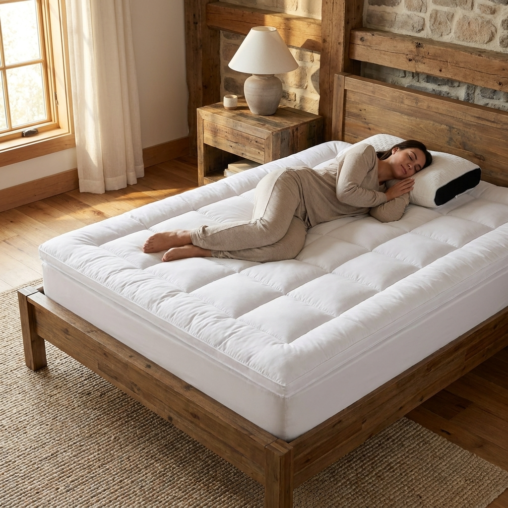 Luxury Deep-Pocket Fitted Mattress Topper