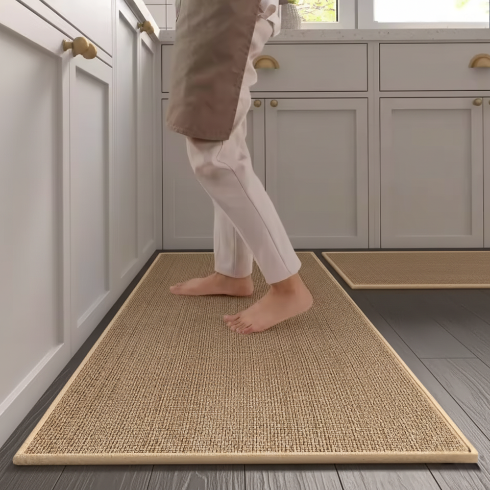 Sisal Washable Non-Slip Kitchen / Entryway Runner Rug