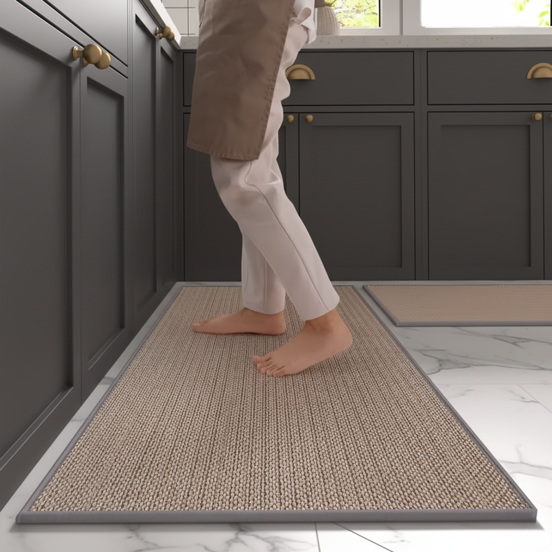 Sisal Washable Non-Slip Kitchen / Entryway Runner Rug