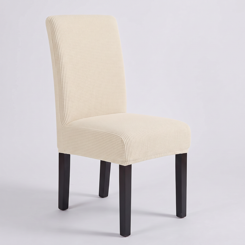 Textured Jacquard Stretch Dining Chair Covers
