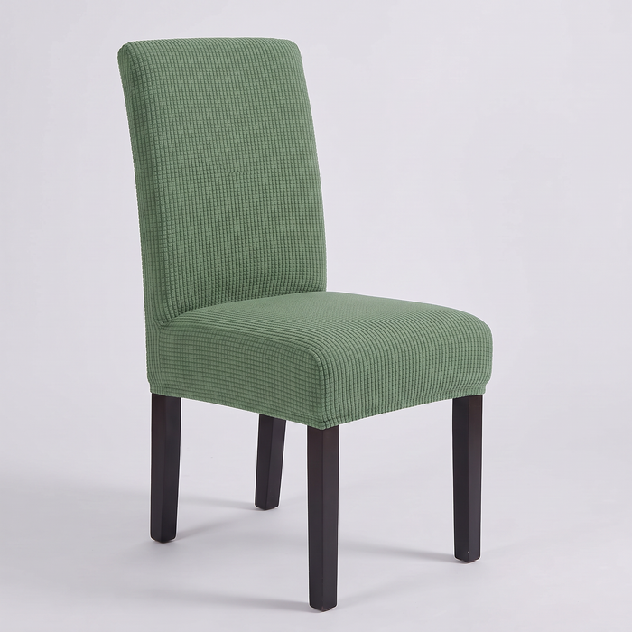 Textured Jacquard Stretch Dining Chair Covers