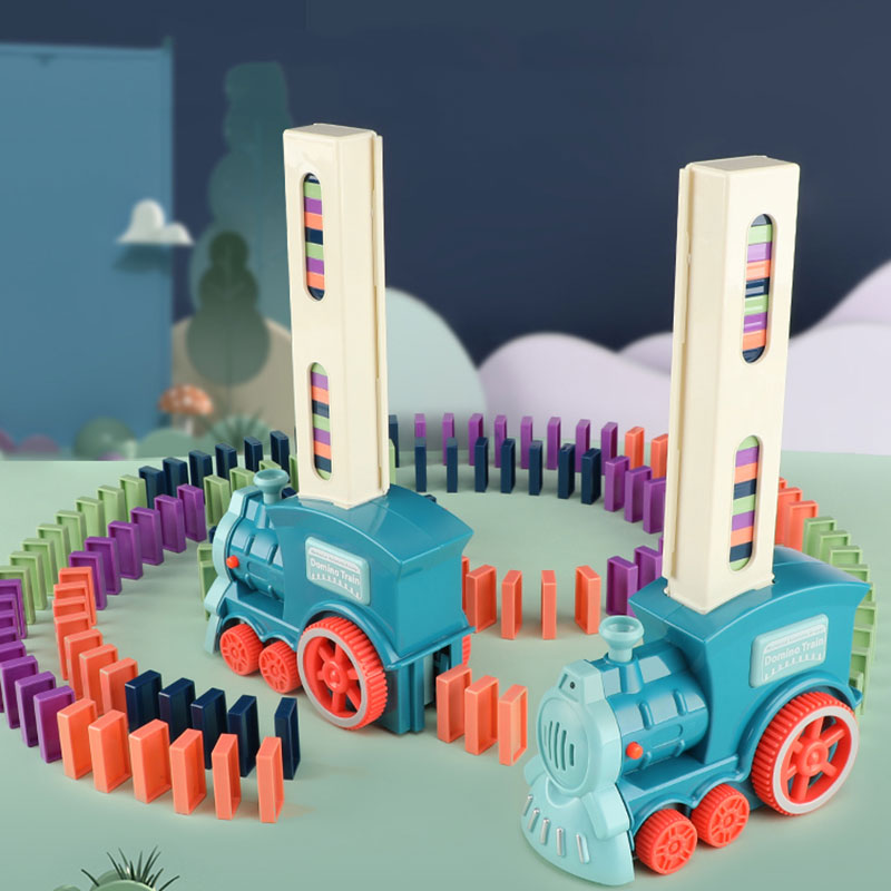 Domino Express Train Adventure Set - The Automatic Domino Laying Train