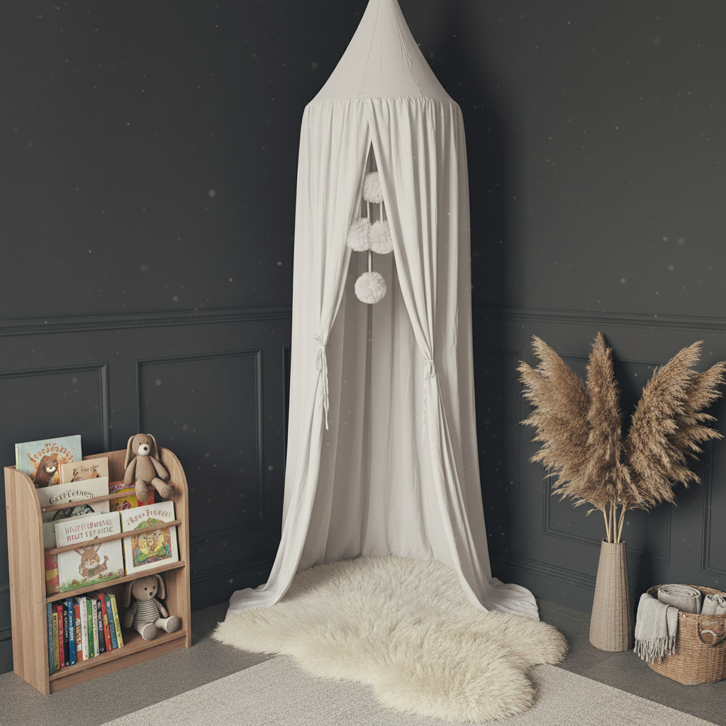 Luifel voor kinderkamer in Scandinavische stijl