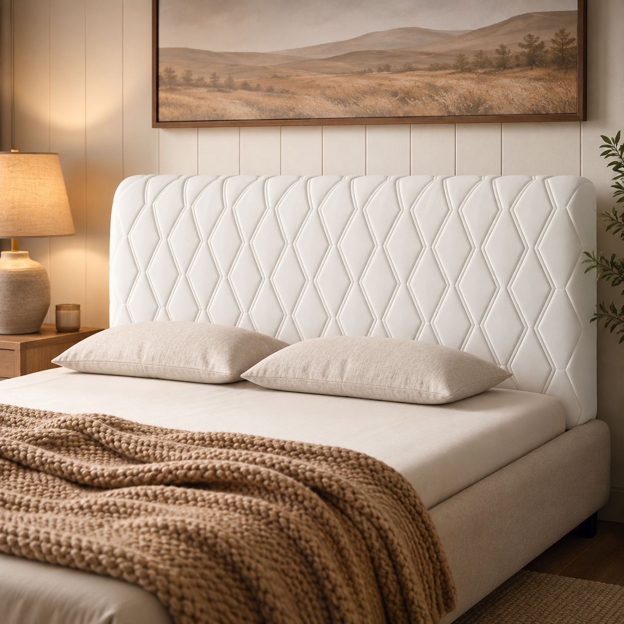 Premium Quilted Headboard Cover