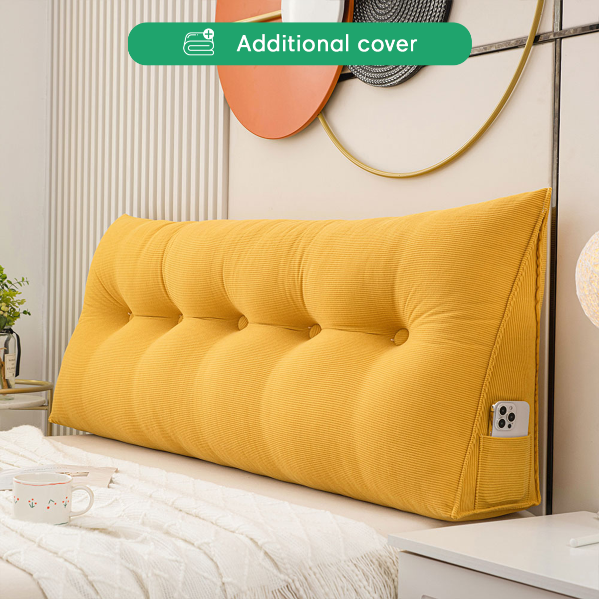 Additional Cover For Luxury Waterproof Wedge Pillow