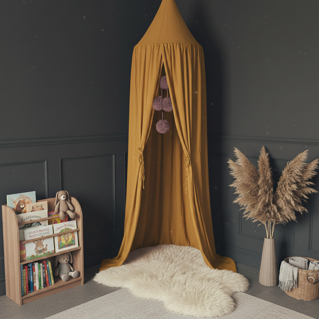 Luifel voor kinderkamer in Scandinavische stijl