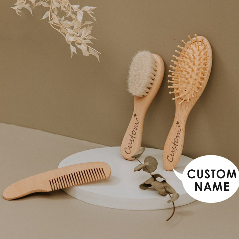 Personalized Baby Hair Combs (3 Pack)
