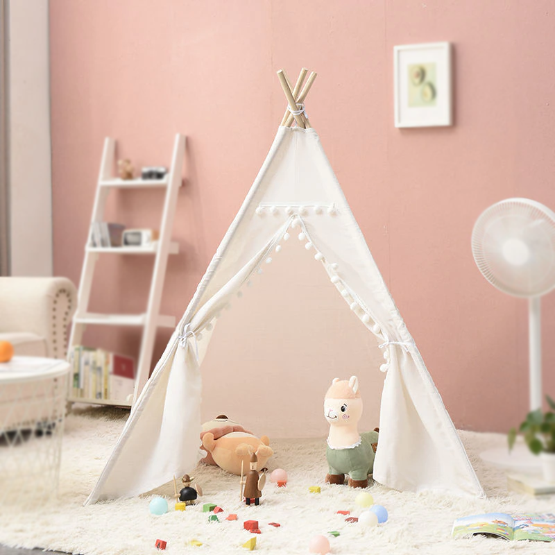 kids teepee tent Childrens Teepee Tent - Kids Tent - Gift Idea For Children - Nursery Decor - Playroom Tent - Childs Teepee - Playhouse Tent