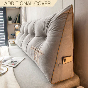 Additional Cover For Luxury Embroidered Wedge Pillow