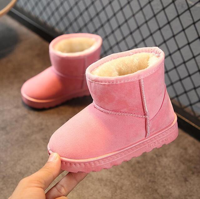 Children's Fur Lined Warm Winter Boots