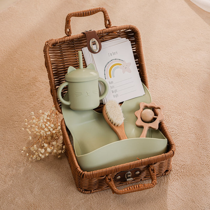 Vintage Baby Cadeauset Hamer