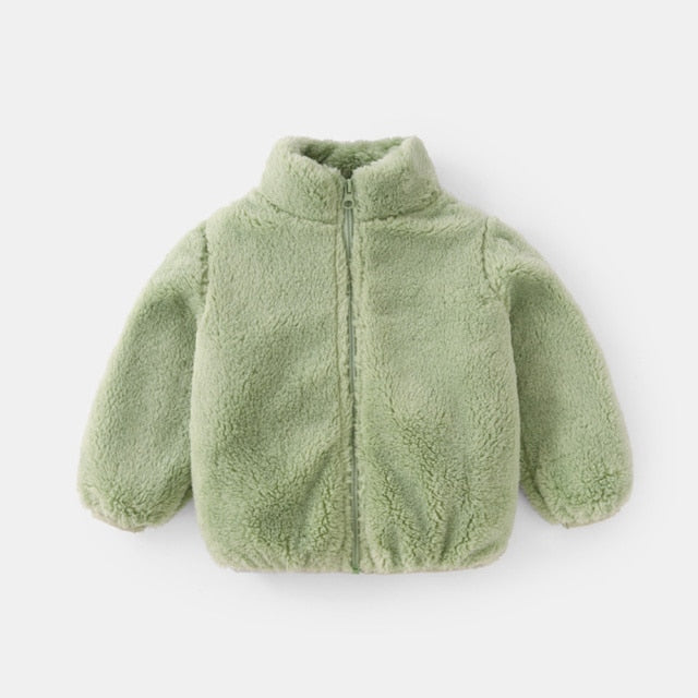 Childrens Fluffy Fleece Jacket - Kids Teddy Coat - Kids Fluffy Jacket –  Fresh Frenzy