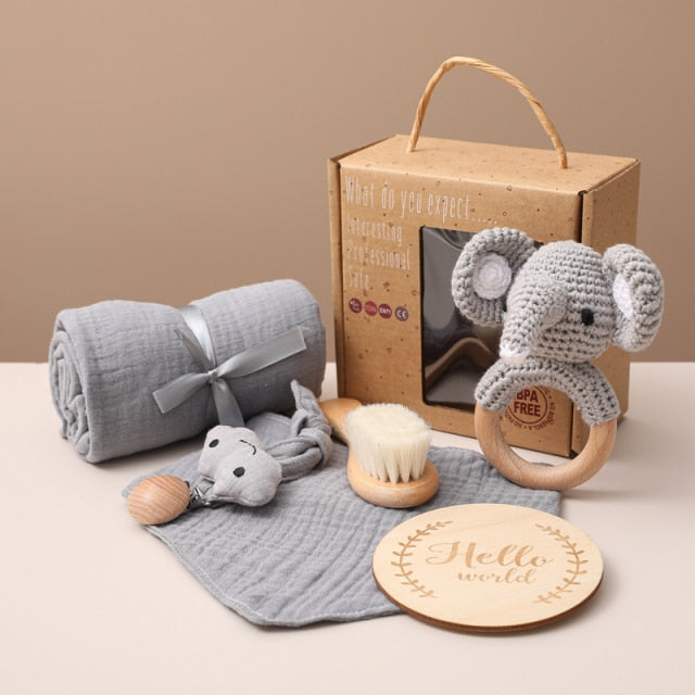 Geschenkset met babydieren als thema